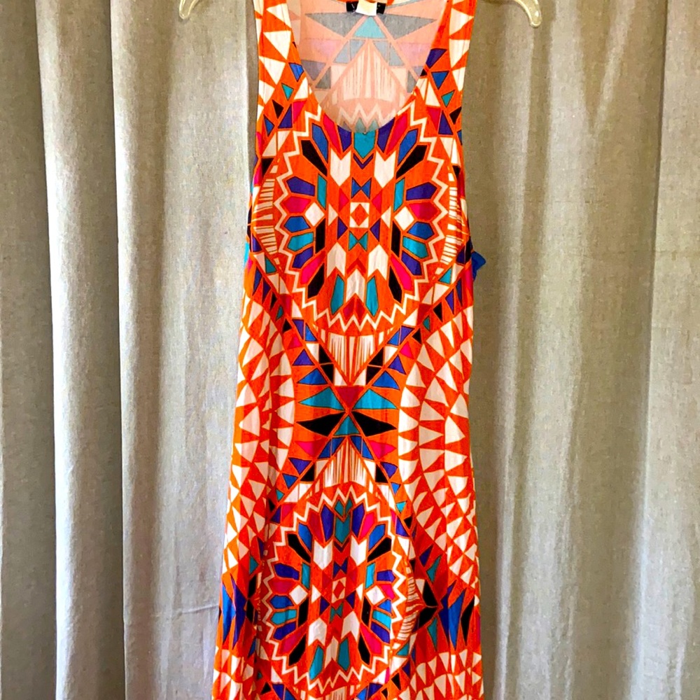 Aztec print dress